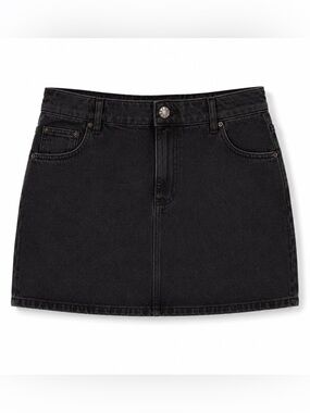 NWT ROTATE BLACK DENIM MINI SKIRT